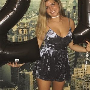 Velvet romper